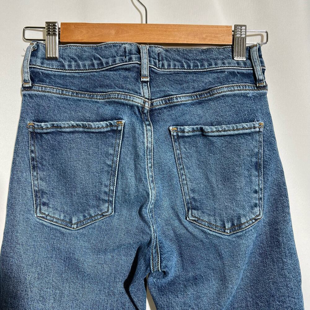 Agolde Toni Mid Rise Skinny Jeans Women’s Size 24 Medium Wash Casual Ankle - Picture 6 of 8